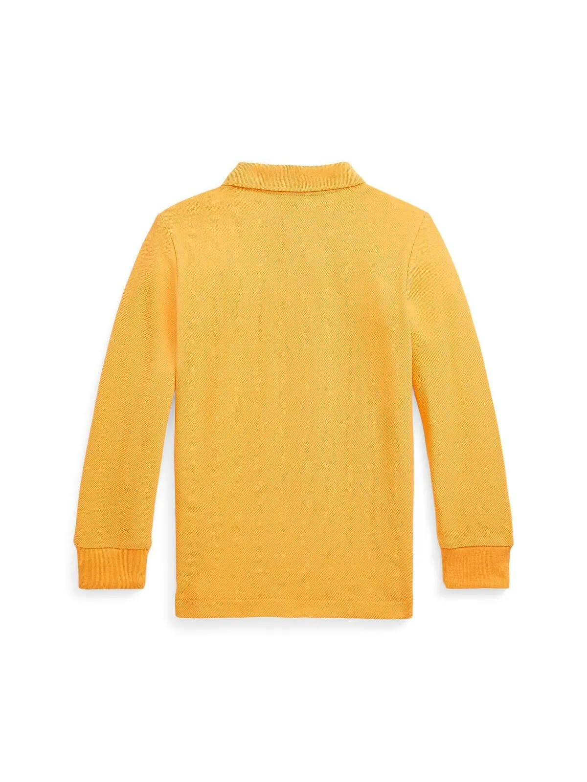 Хлопковая оксфордская рубашка с вышитым логотипом Big Boys Polo Ralph Lauren — изображение 2 из 2, золотистый