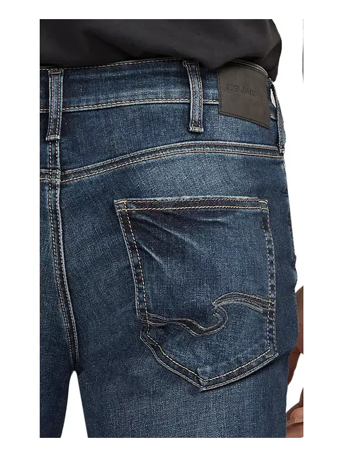 Мужские джинсы Zac Relaxed Fit Straight Leg Silver Jeans Co. — изображение 3 из 4, синий