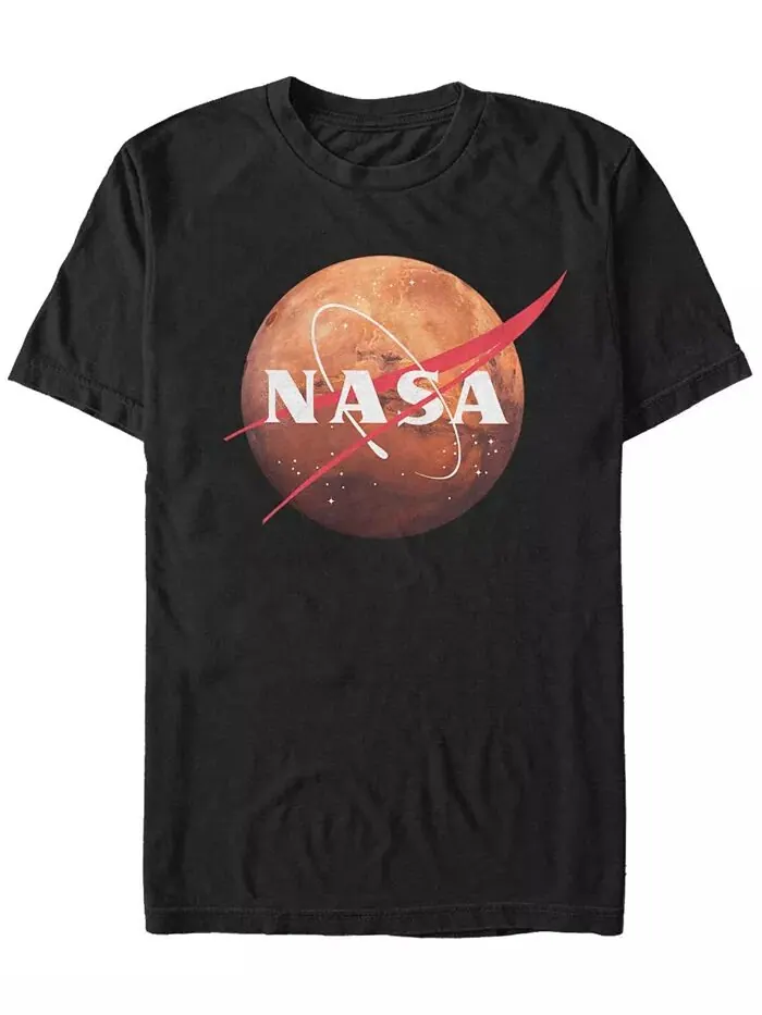 Футболка мужская NASA Mars Profile Swoosh Short Fifth Sun — изображение 1 из 1, черный