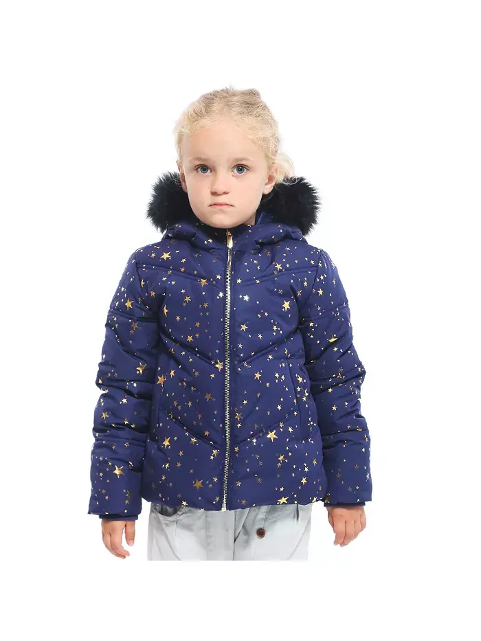 Детская утепленная пуховая куртка Bubble Coat Rokka&Rolla — изображение 1 из 10, золотистый