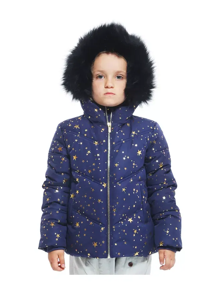 Детская утепленная пуховая куртка Bubble Coat Rokka&Rolla — изображение 2 из 10, золотистый