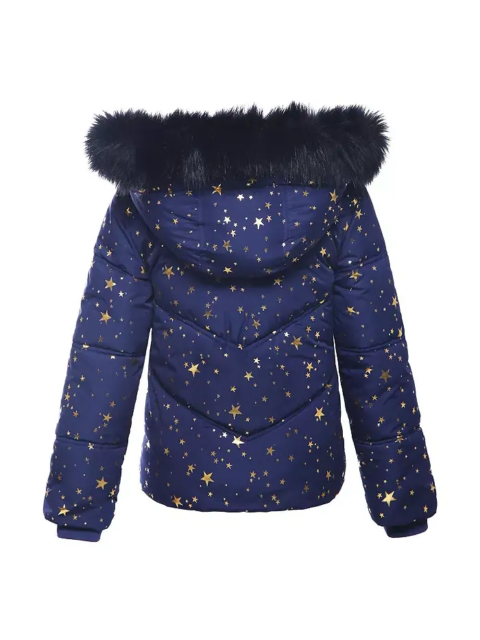 Детская утепленная пуховая куртка Bubble Coat Rokka&Rolla — изображение 8 из 10, золотистый