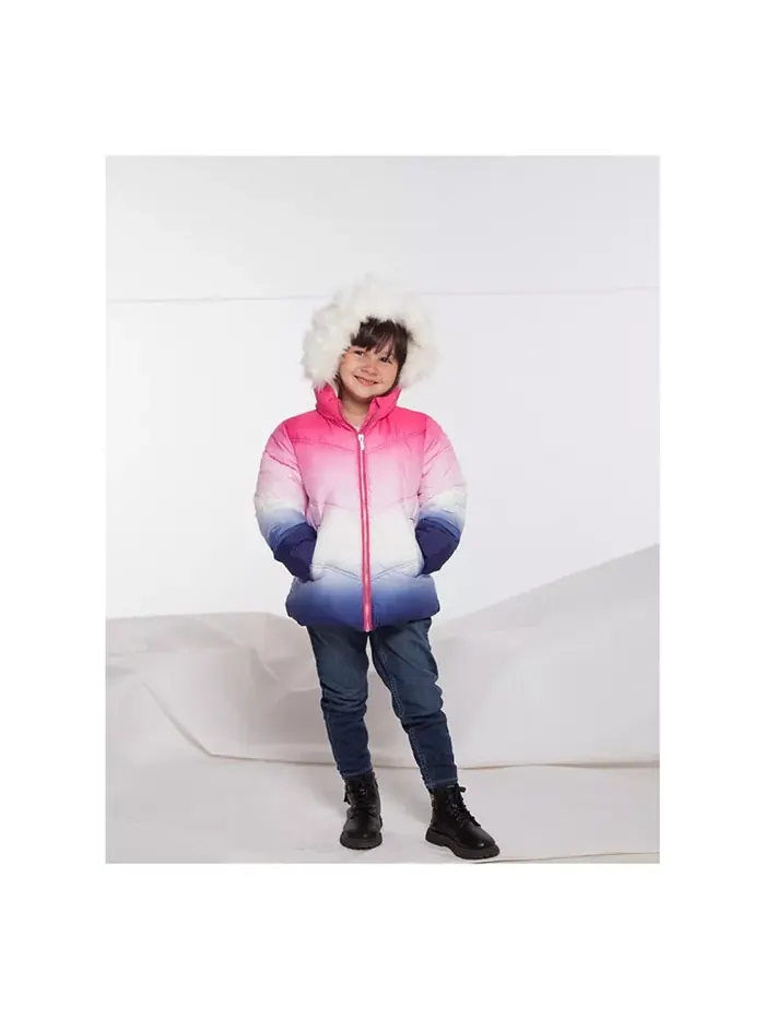 Детская утепленная пуховая куртка Bubble Coat Rokka&Rolla — изображение 7 из 11, серый