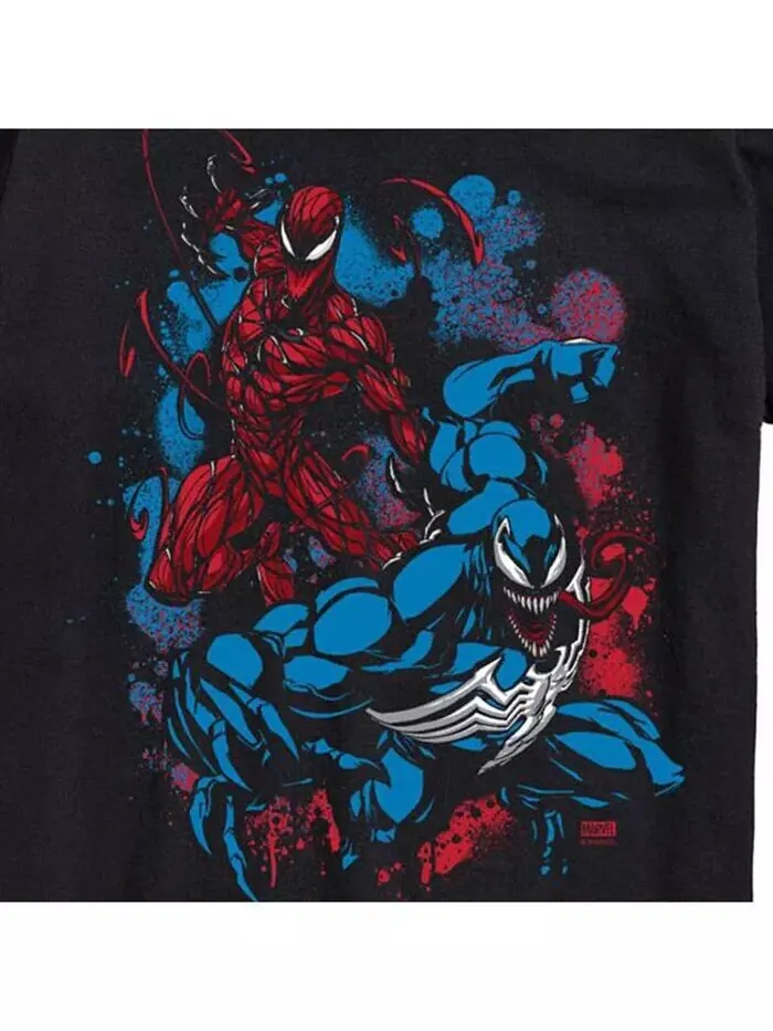 Мужская футболка Venom с коротким рукавом AIRWAVES — изображение 2 из 3, черный
