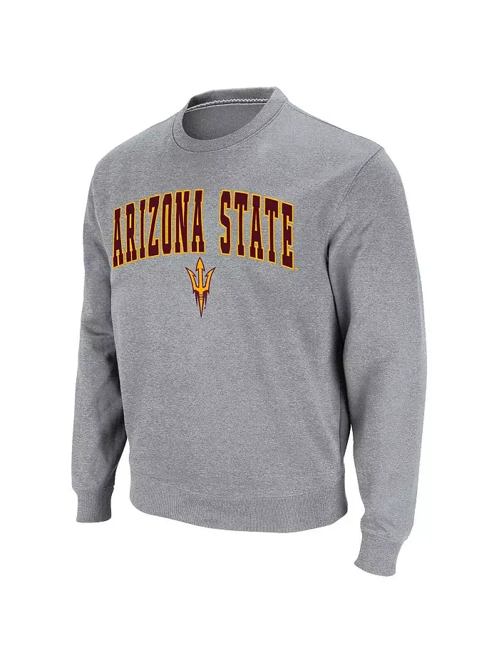Мужская толстовка с капюшоном Arizona State Sun Devils с аркой и логотипом Colosseum — изображение 3 из 3, серый