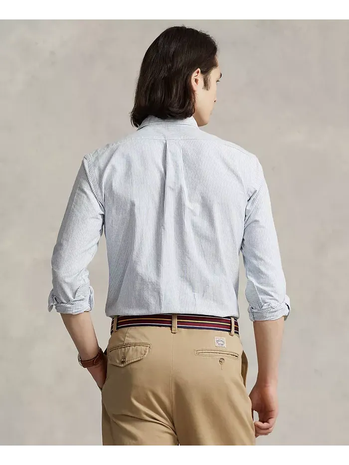 Мужская классическая рубашка Oxford Custom Fit Polo Ralph Lauren — изображение 2 из 5