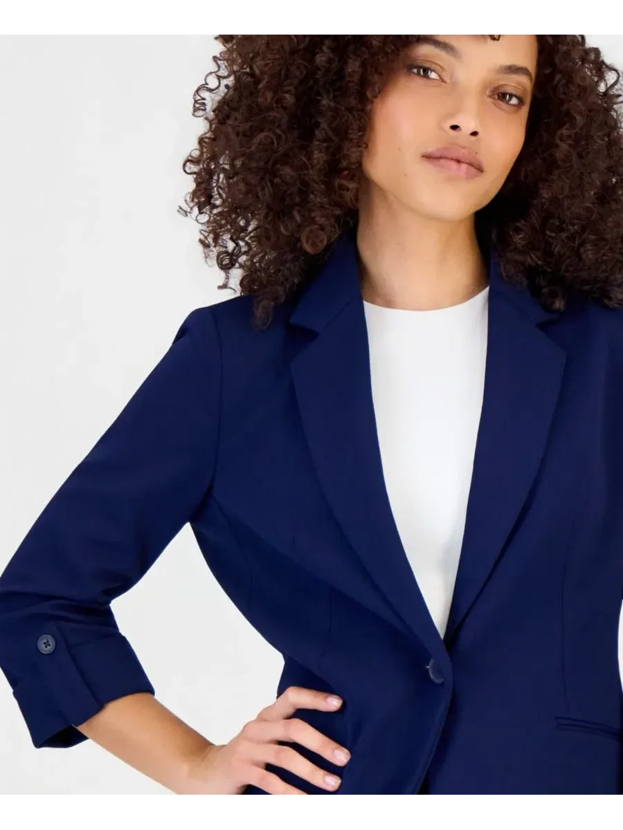 Комплект из блейзера, топа и брюк Anne Klein Essentials, Distant Mountain — изображение 3 из 4