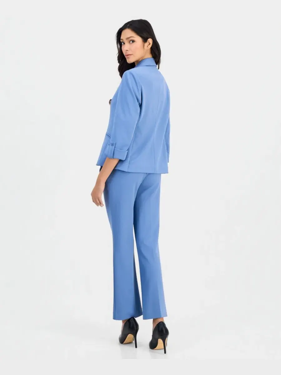 Комплект из жакета, топа и брюк Anne Klein Essentials — изображение 5 из 5, синий