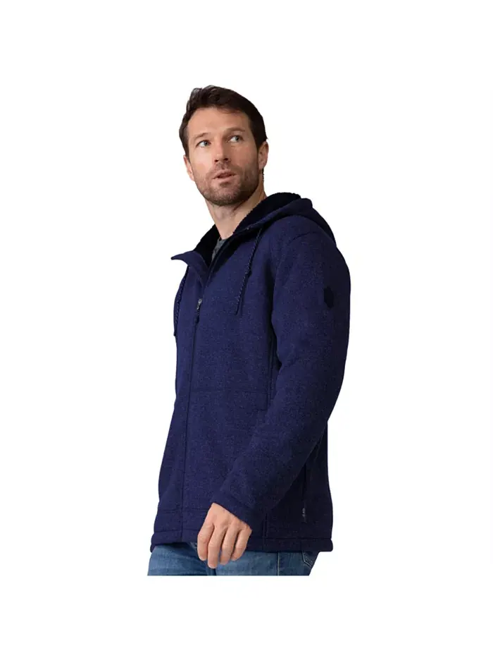 Мужская толстовка Northwood Mountain Fleece с капюшоном Free Country — изображение 2 из 3, синий