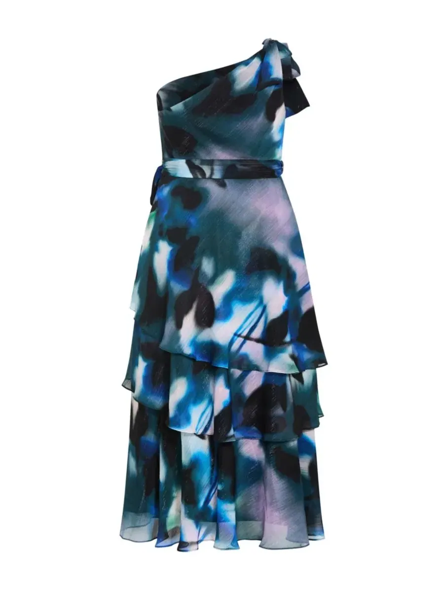 Платье макси с одним плечом Enchant Haze One Shoulder Maxi Dress CITY CHIC, Haze Bloom — изображение 4 из 4