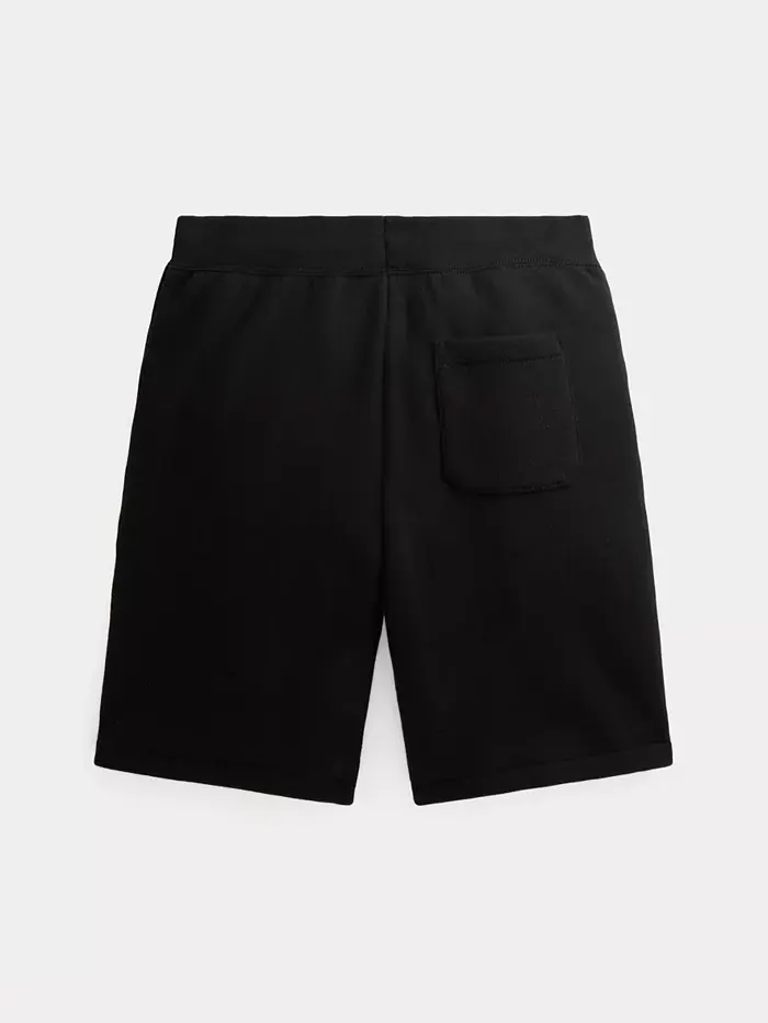 Большие мальчики Хлопковые флисовые шорты на резинке Polo Ralph Lauren — изображение 2 из 5, черный