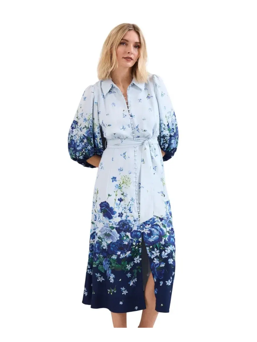 Платье-рубашка миди с поясом Noella Dress Phase Eight