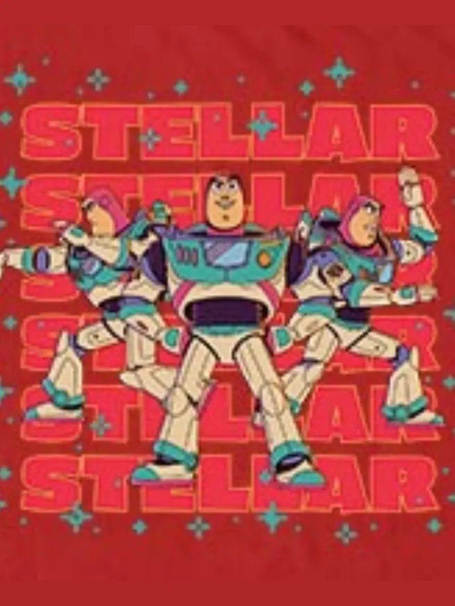 Футболка с принтом Buzz Lightyear Fifth Sun — изображение 3 из 3, красный