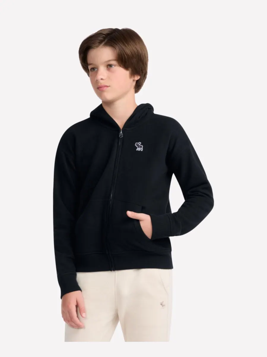 Детская толстовка на молнии Essential abercrombie kids — изображение 1 из 5, антрацит