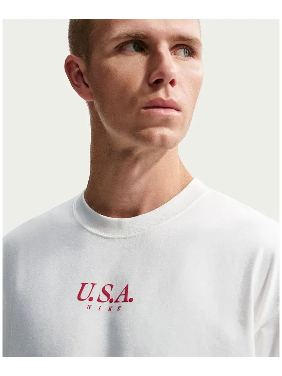 Футболка Nike USA Soccer Flag — изображение 3 из 5, белый/красный