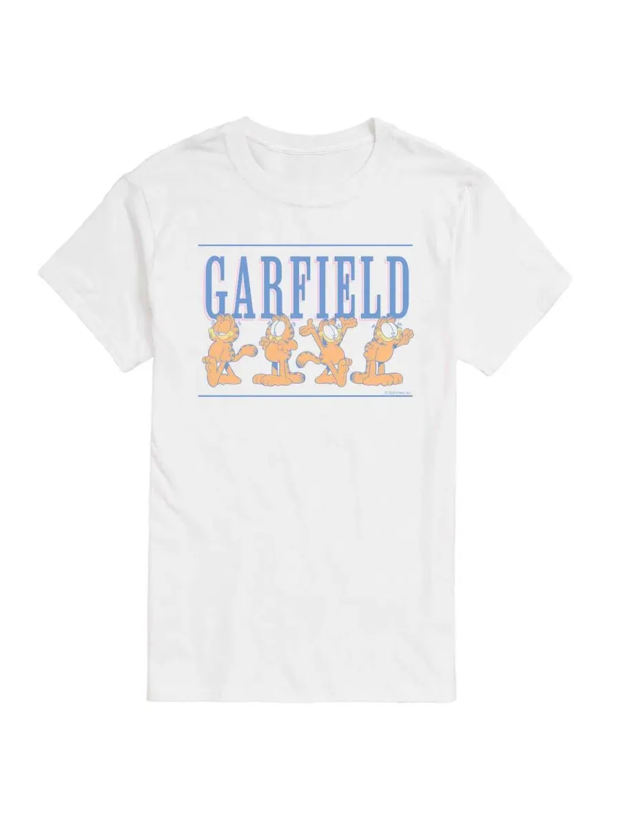 Футболка с принтом Garfield AIRWAVES — изображение 1 из 3, белый