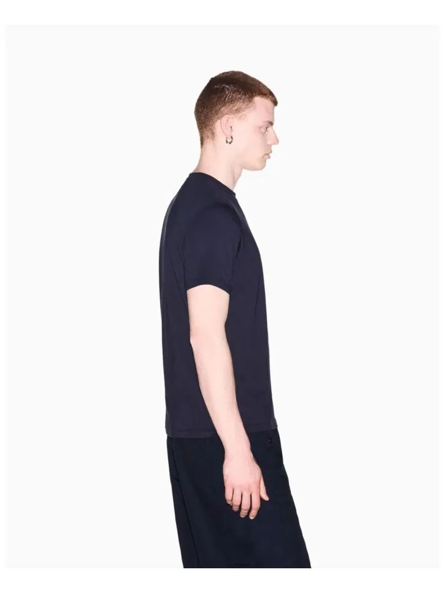 Футболка с коротким рукавом, слим-фит, с принтом A|X Armani Exchange — изображение 6 из 7, глубокий темно-синий