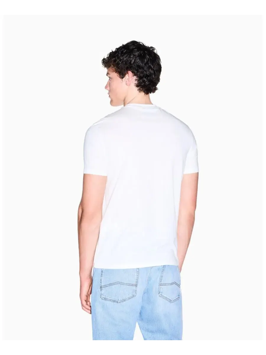 Футболка с коротким рукавом и принтом Collage Box A|X Armani Exchange — изображение 5 из 7, белый