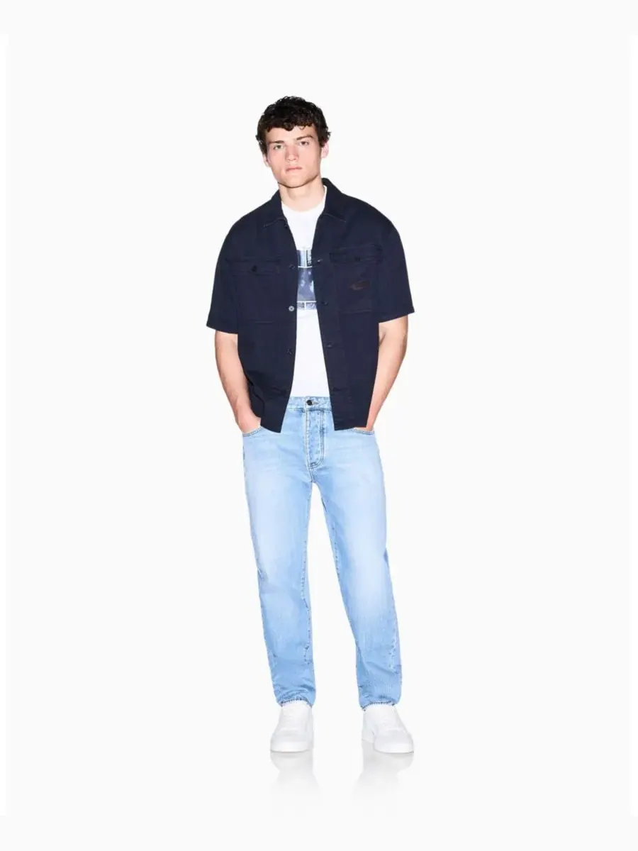 Футболка с коротким рукавом и принтом Collage Box A|X Armani Exchange — изображение 6 из 7, белый