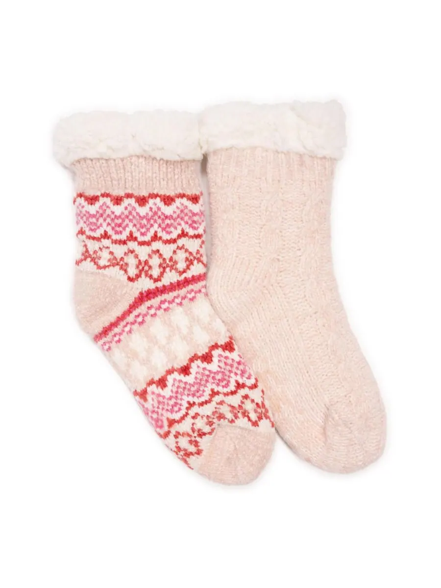 Женские носки из синели (2 шт в упаковке) MUK LUKS