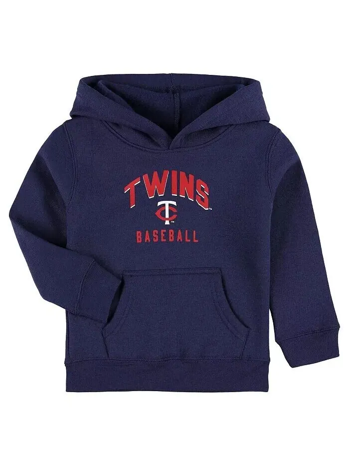Комплект из флисовой толстовки и брюк темно-синего и серого цвета Minnesota Twins Play-By-Play для — изображение 2 из 3