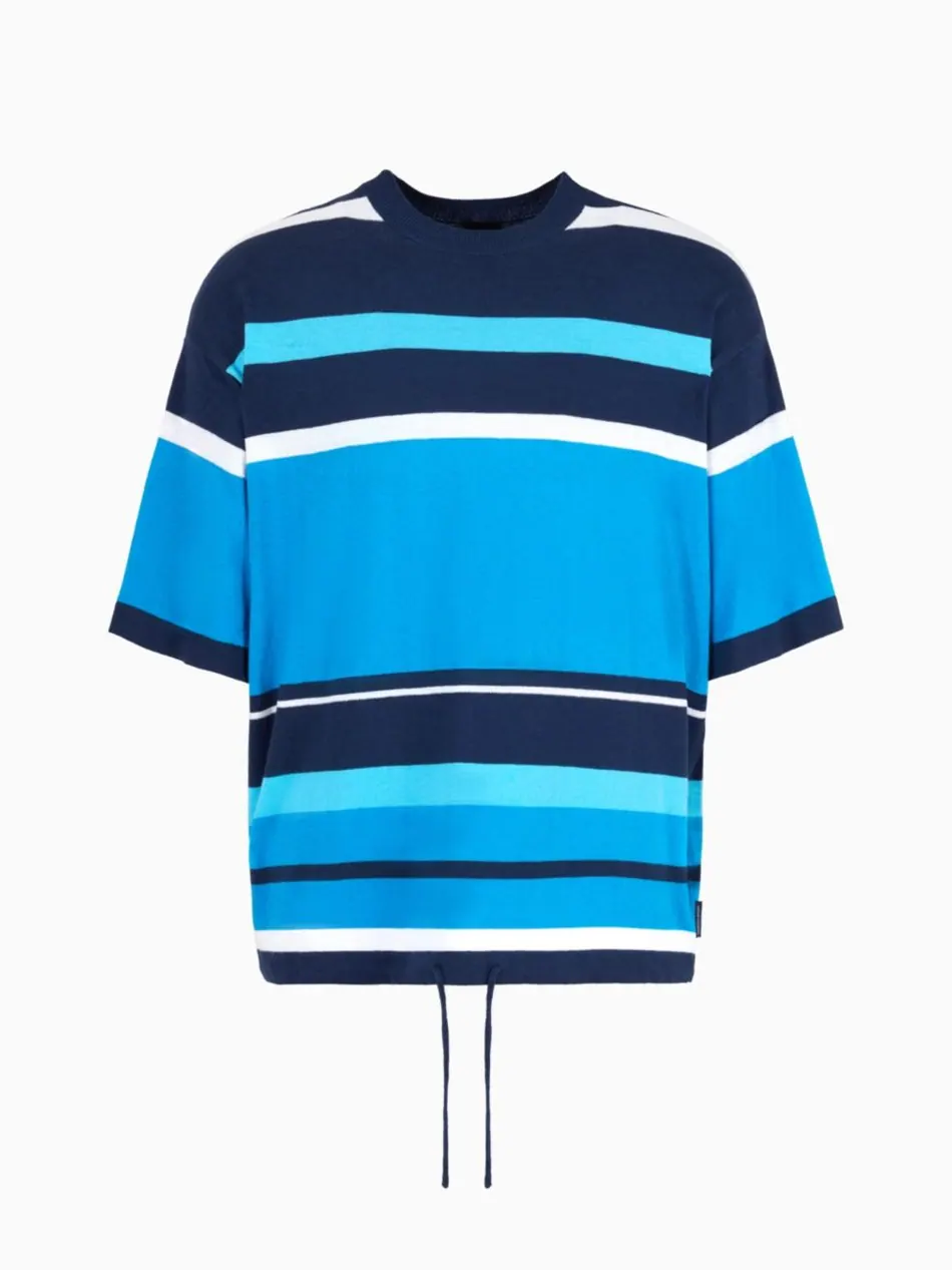 Мужская футболка в полоску с цветовыми блоками A|X Armani Exchange — изображение 3 из 5, мульти
