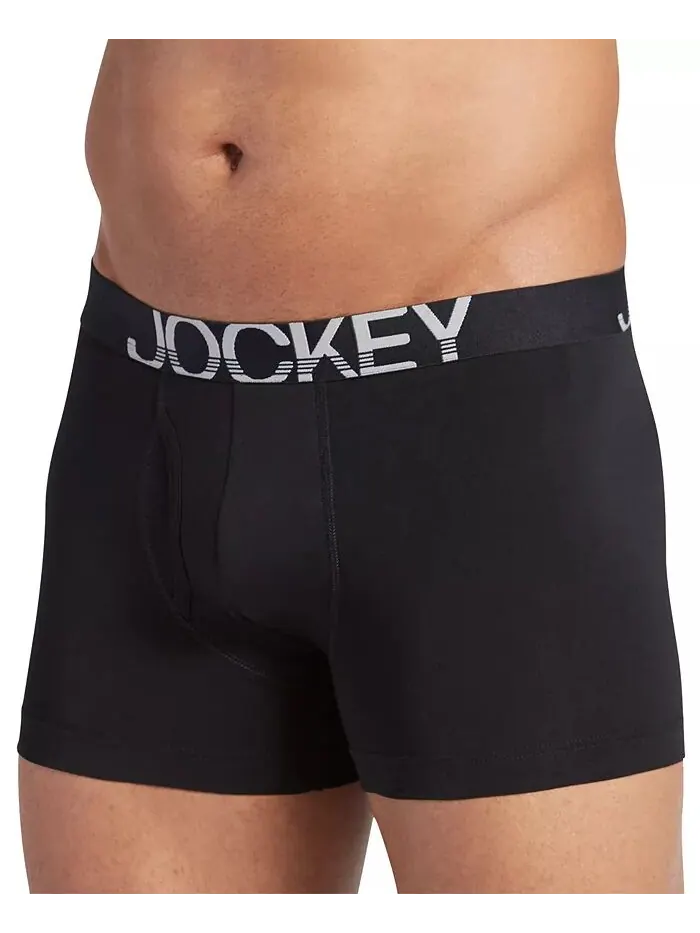 Трусы-боксеры ActiveStretch 4" - 3 шт. в упаковке Jockey — изображение 1 из 5, черный