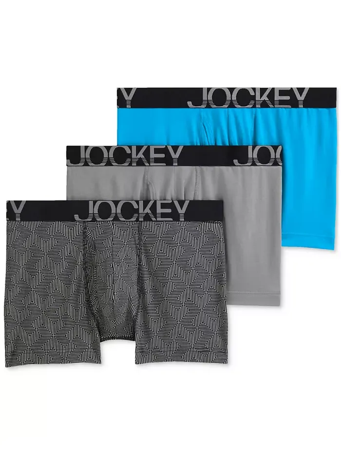 Активные боксеры ActiveStretch 4" – упаковка 3 шт Jockey