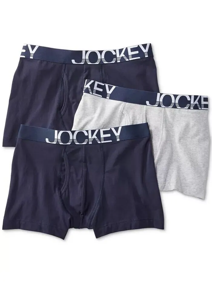 Трусы-боксеры ActiveStretch 4" - 3 шт. в упаковке Jockey — изображение 4 из 5, темно-синий