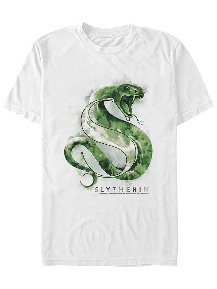 Мужская футболка Slytherin Mystic с короткими рукавами и круглым вырезом Fifth Sun — изображение 1 из 1, белый