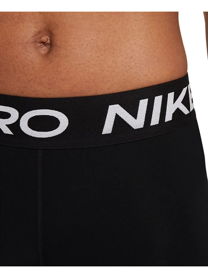 Женские леггинсы со средней посадкой и сетчатыми вставками Pro Nike — изображение 5 из 6, черный