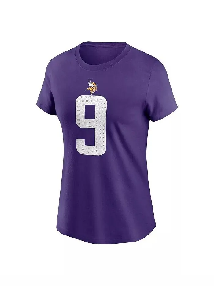 Женский J . Футболка Mc Carthy Purple Minnesota Vikings на драфте НФЛ 2024 года, выбранная в первом — изображение 2 из 3