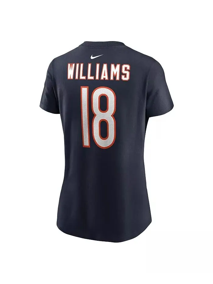Футболка Nike Women's Caleb Williams Navy Chicago Bears 2024 NFL Draft First Round Pick Name Number — изображение 2 из 3