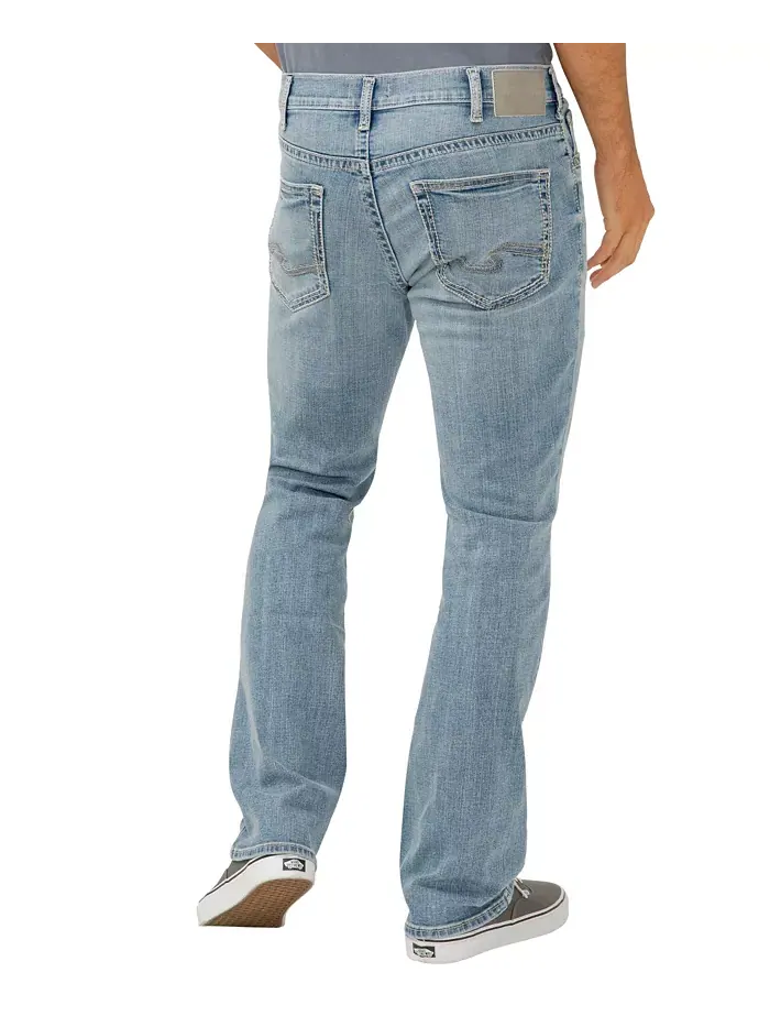 Мужские джинсы Jace Slim Fit Bootcut Silver Jeans Co. — изображение 2 из 7, синий