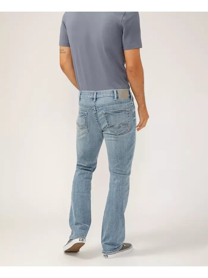 Мужские джинсы Jace Slim Fit Bootcut Silver Jeans Co. — изображение 5 из 7, синий