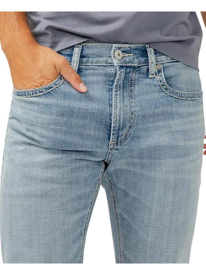 Мужские джинсы Jace Slim Fit Bootcut Silver Jeans Co. — изображение 7 из 7, синий
