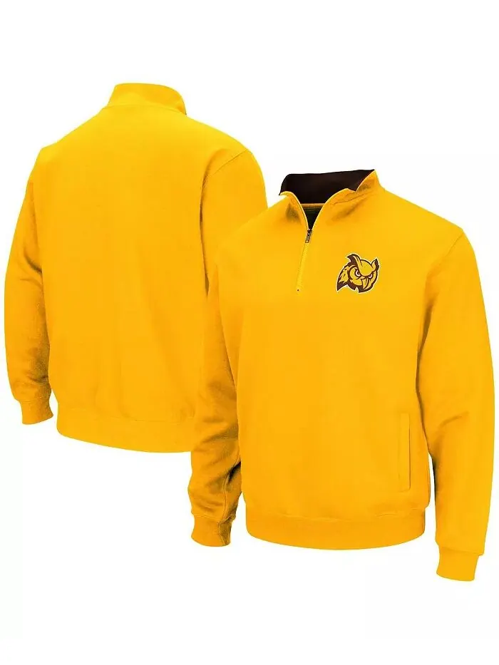 Мужская толстовка Rowan Profs Tortugas Gold с застежкой-молнией Quarter-Zip Colosseum — изображение 1 из 3