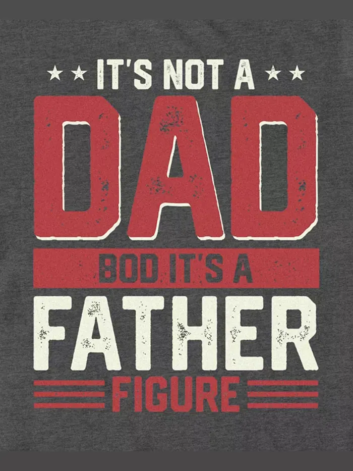 Мужская футболка с коротким рукавом Dad Bod Figure Fifth Sun — изображение 3 из 3, темно-серый