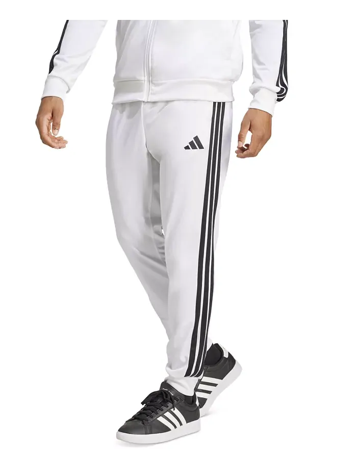 Мужские классические сужающиеся спортивные брюки в полоску adidas