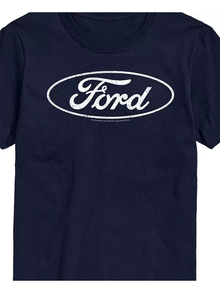Мужская футболка с коротким рукавом Ford Logo AIRWAVES — изображение 3 из 3, синий