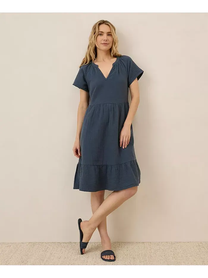 Женское платье из органического хлопка Coastal Double Gauze Breezy Pact