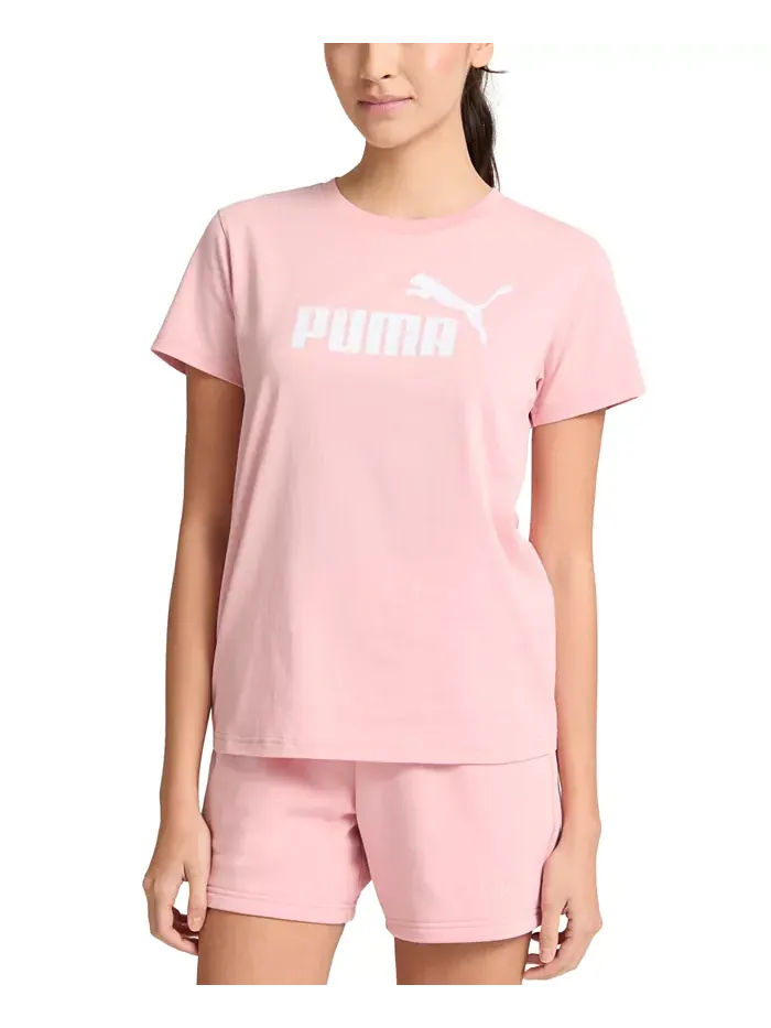 Женская базовая футболка Essential No 1 с логотипом Puma
