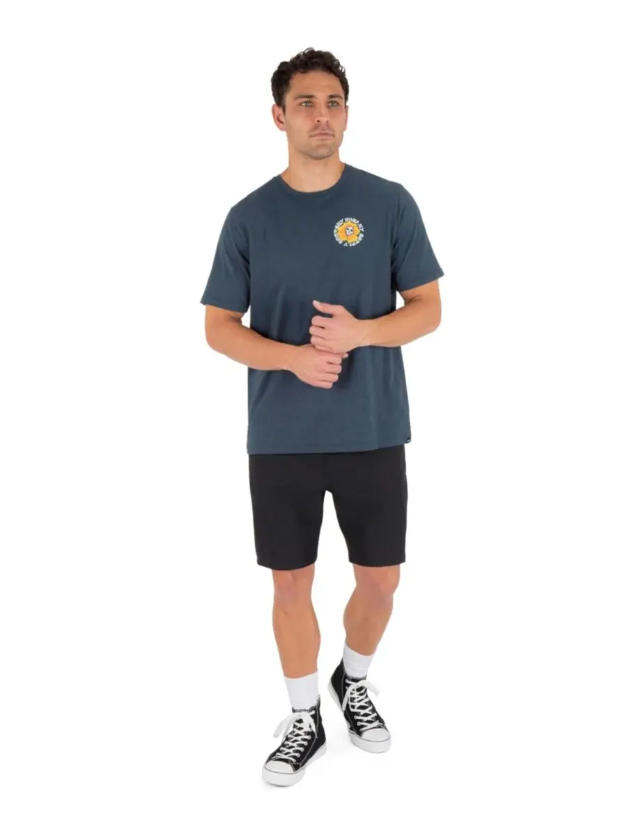 Hurley Мужская футболка Dead Shred Slub стандартного кроя — изображение 2 из 7, синий
