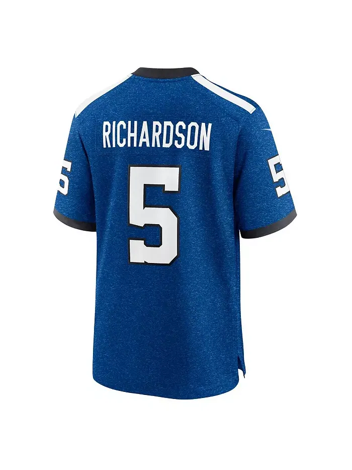 Мужская игровая футболка Anthony Richardson Indianapolis Colts, выбор в первом раунде драфта НФЛ — изображение 3 из 5
