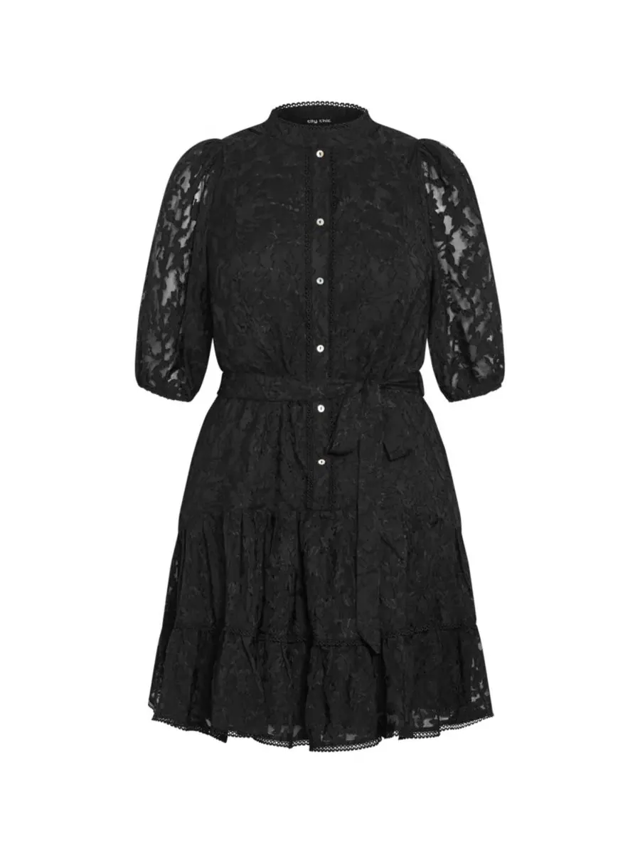 Женское платье Крисса CITY CHIC — изображение 2 из 3, черный