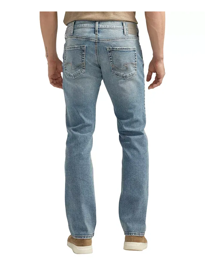 Джинсы Allan Slim Fit Straight Leg Silver Jeans Co. — изображение 2 из 3, синий