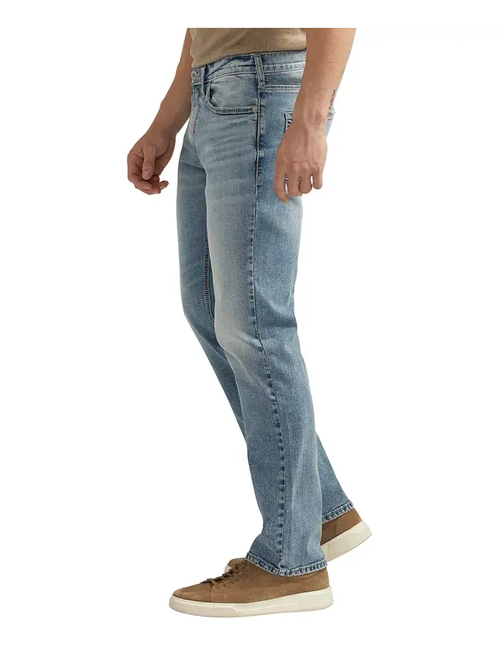 Джинсы Allan Slim Fit Straight Leg Silver Jeans Co. — изображение 3 из 3, синий