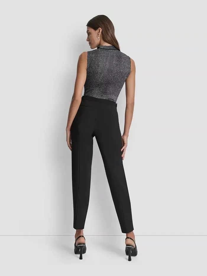 Женские узкие брюки до щиколотки DKNY — изображение 5 из 5, черный