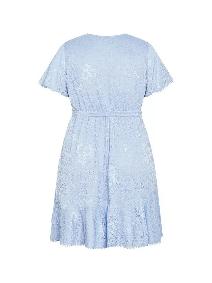 Женское милое кружевное платье CITY CHIC — изображение 5 из 5, синий