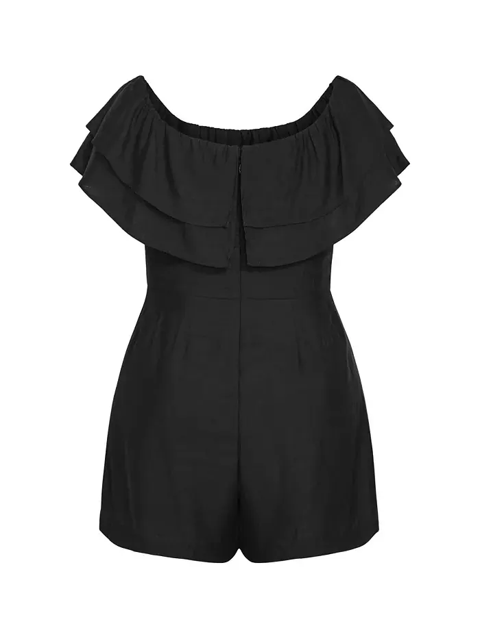 Комбинезон Poppy Plus Size CITY CHIC — изображение 5 из 5, черный